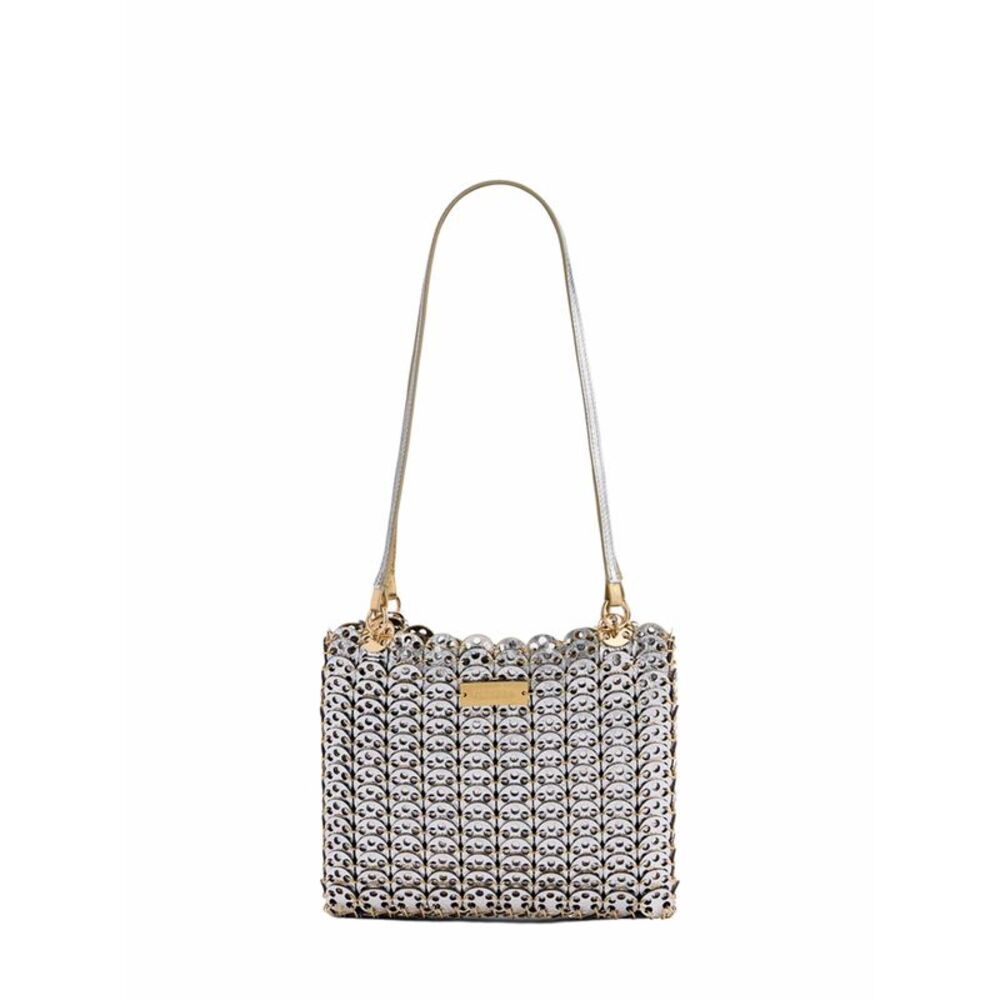 Rabanne Women Gold And Silver 1969 Flip Bag Reversible Shoulder Bag - Picture 3 of 3
